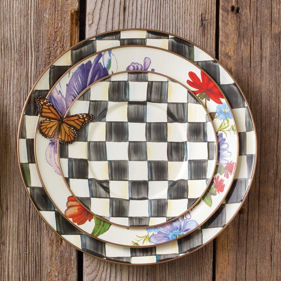 MacKenzie-Childs Courtly Check Charger/Plate