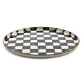 Courtly Check Enamel Round Tray