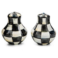 MacKenzie-Childs Courtly Check Enamel Salt & Pepper Shakers